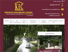 Tablet Screenshot of kervran-immobilier.com